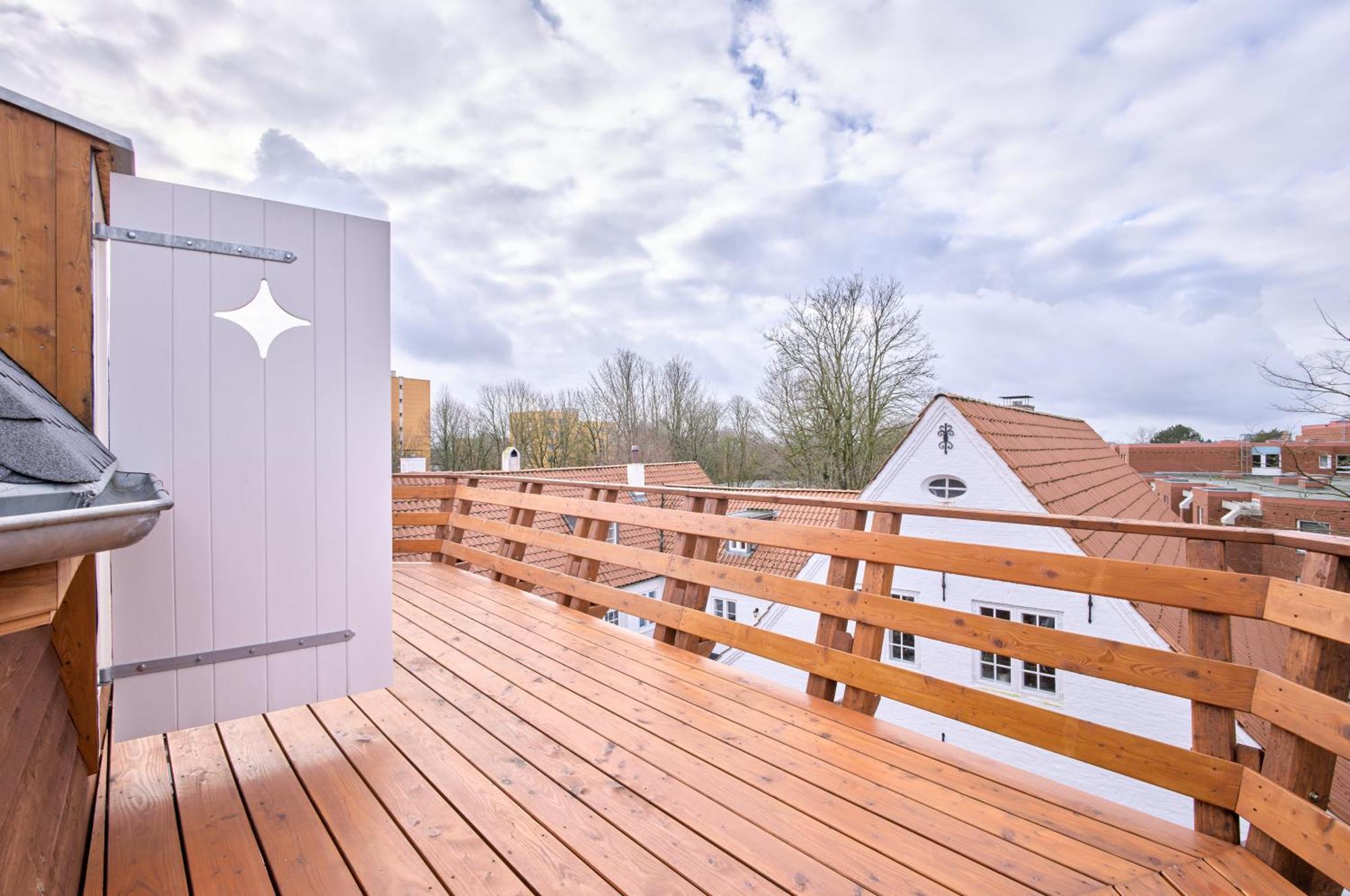 Moderne Ferienwohnungen In Einer Muehle Im Zentrum Flensburgs Eksteriør billede